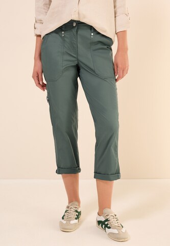 CECIL Regular Cargo Pants in Green: front