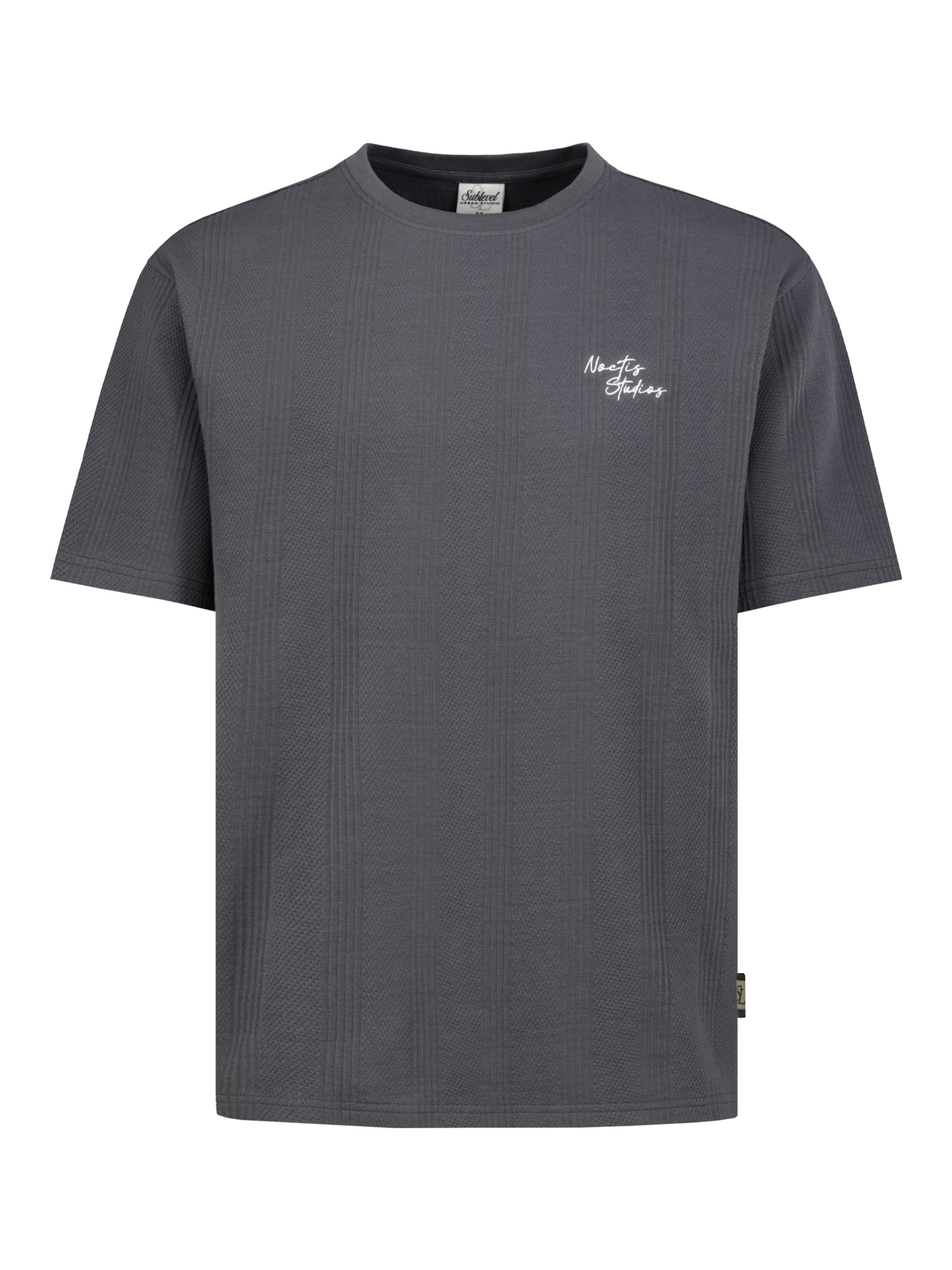 Sublevel Shirt in Grau: Vorderseite