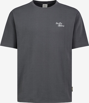 Sublevel Shirt in Grau: Vorderseite