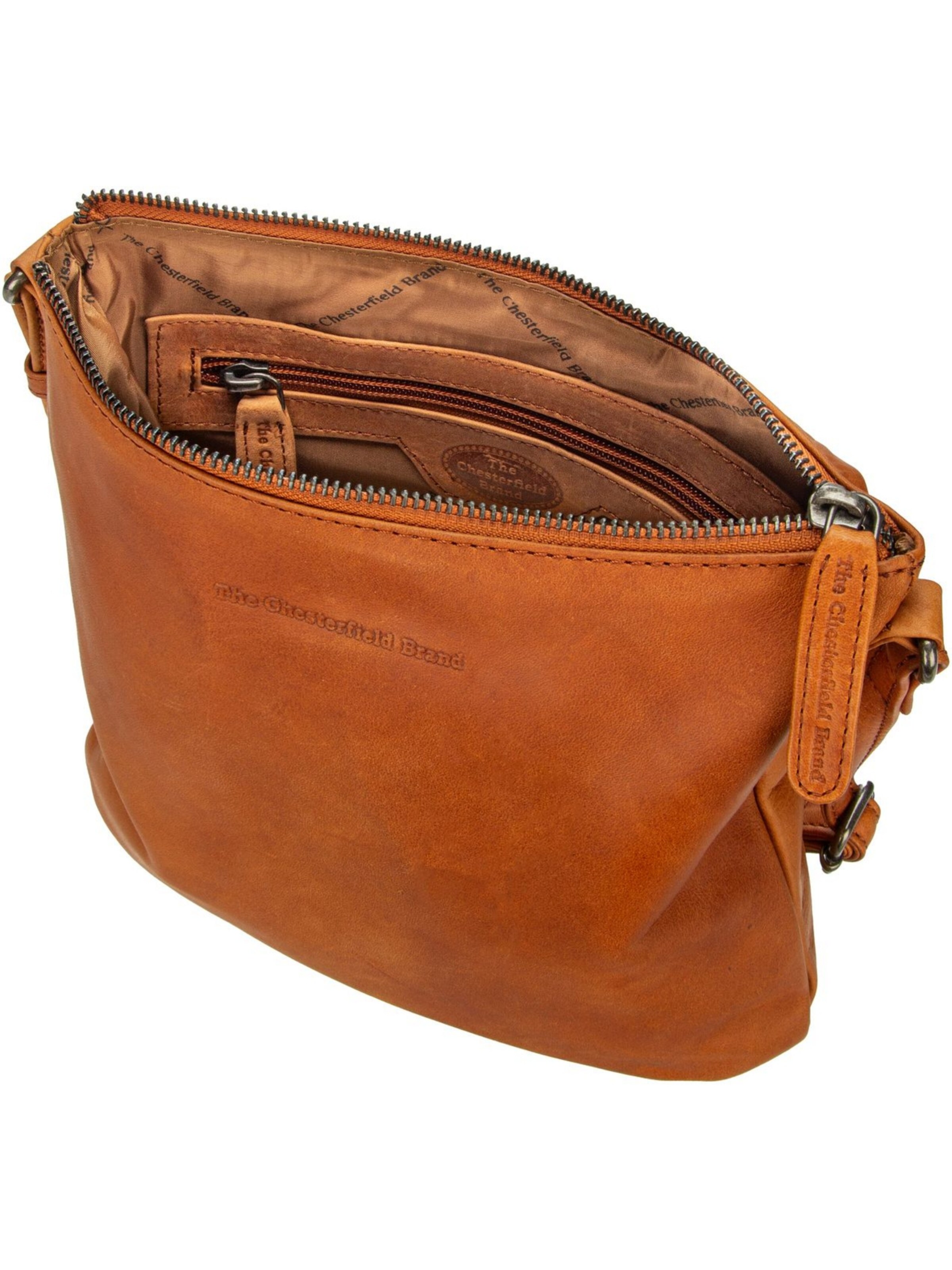 The Chesterfield Brand Schoudertas 'Redding 1307' in Bruin