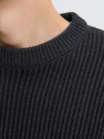 Pull-over 'JJEDover' JACK & JONES en noir