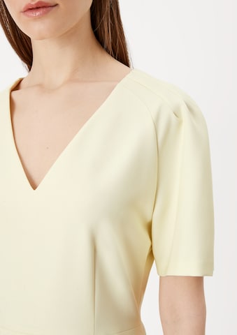 Robe fourreau s.Oliver BLACK LABEL en jaune