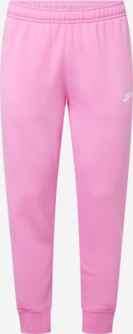 Nike Sportswear Kalhoty 'Club Fleece' – pink: přední strana