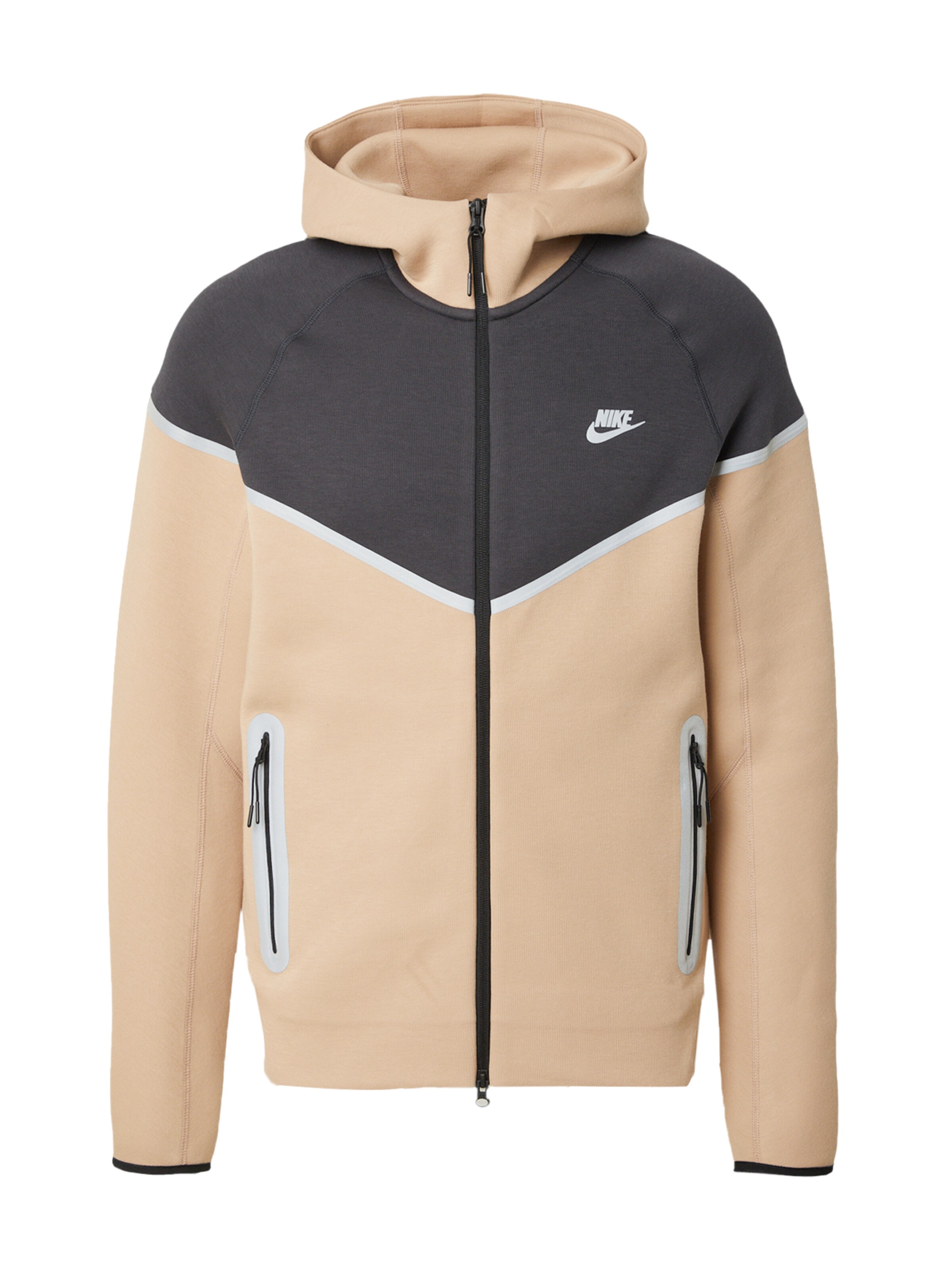 sudadera beige nike