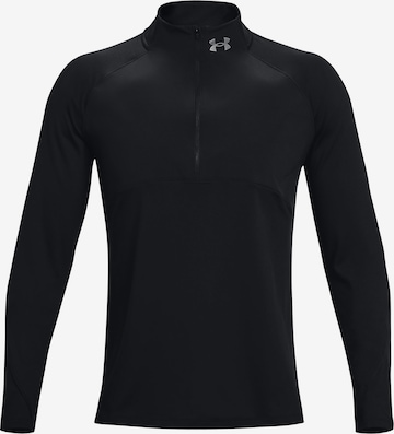 T-Shirt fonctionnel 'Qualifier' UNDER ARMOUR en noir : devant