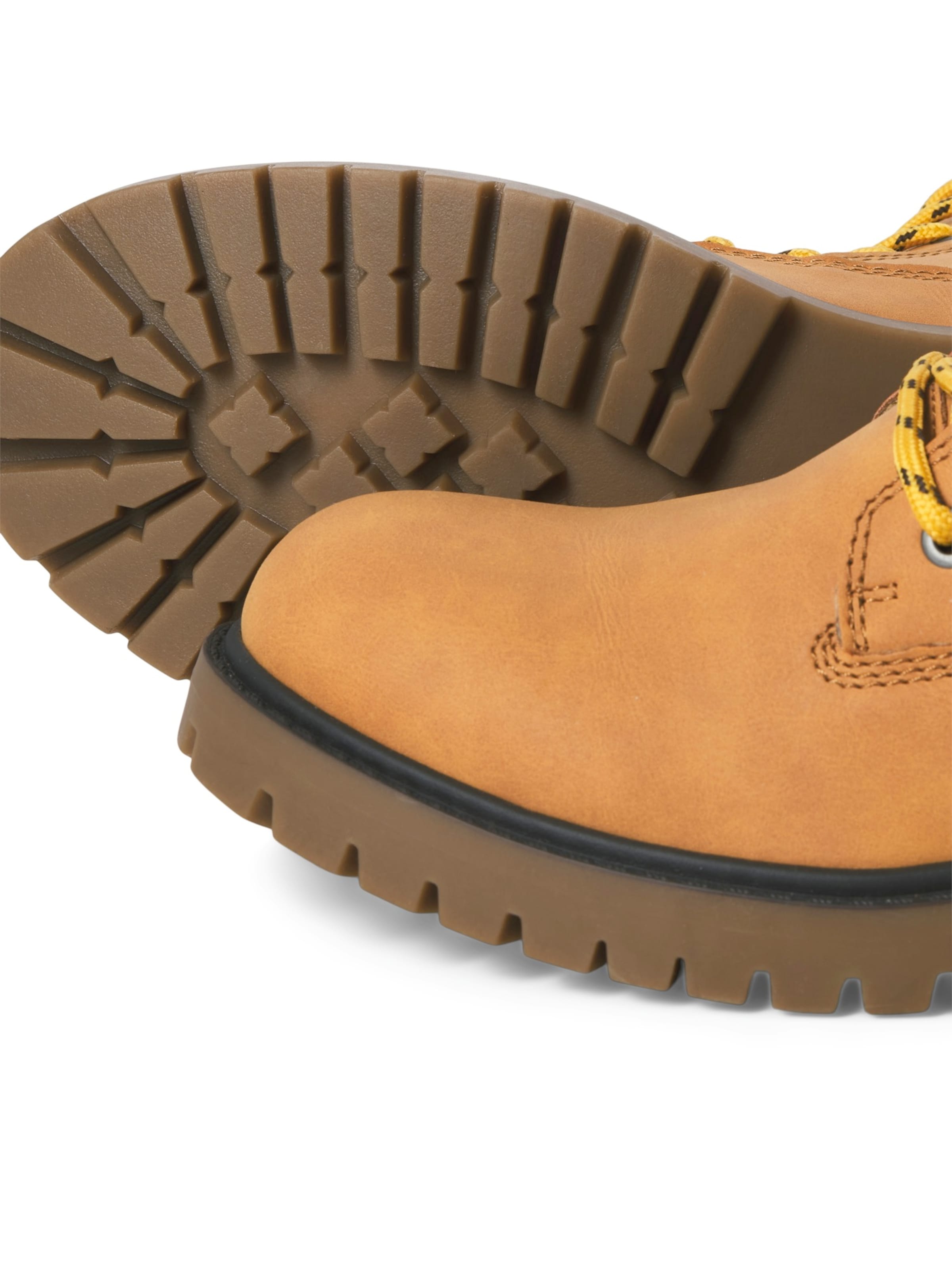 JACK & JONES Ботинки на шнуровке 'JFWFINIUS' в Желтый