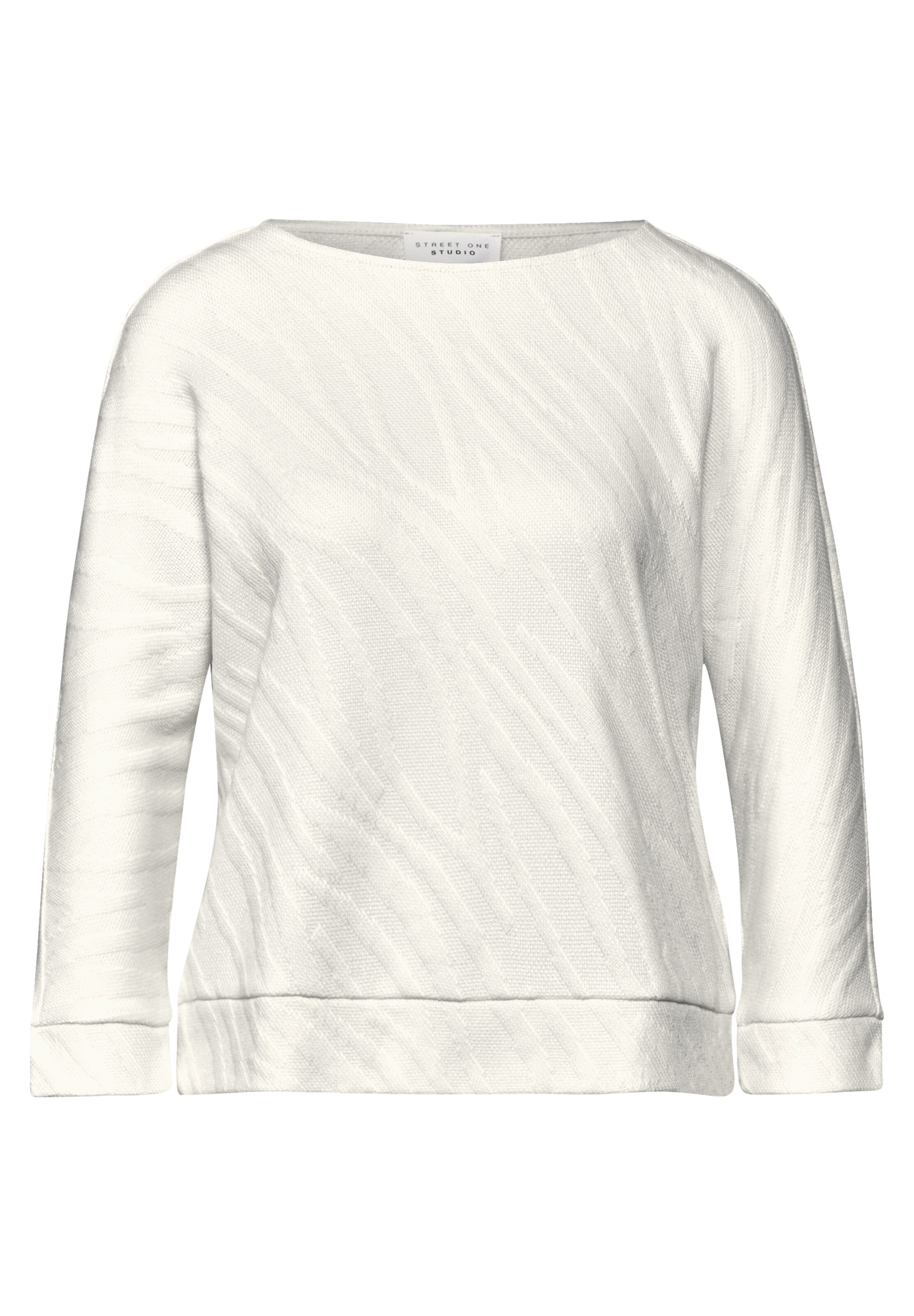 Street One Studio Sweatshirt in Beige: front
