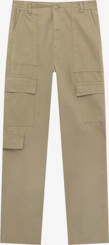 Pantalon cargo Pull&Bear en gris : devant