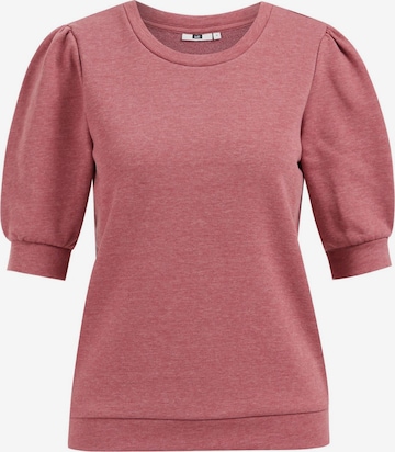 WE Fashion Sweatshirt in Rood: voorkant