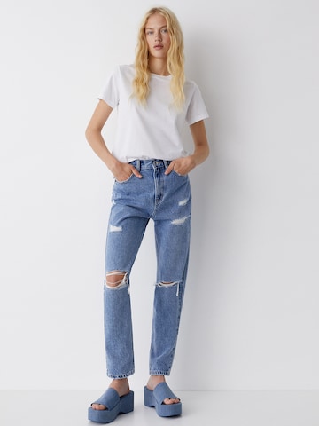 Pull&Bear Regular Jeans in Blauw