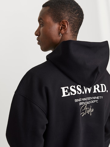 JACK & JONES Sweatshirt 'JJEURBAN EDGE STUDIO' in Black