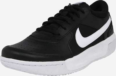 NIKE Sporta apavi 'Court Zoom Lite 3', krāsa - melns / balts, Preces skats