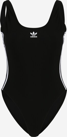 ADIDAS ORIGINALS Maillot de bain 'Adicolor 3-Stripes' en noir / blanc, Vue avec produit