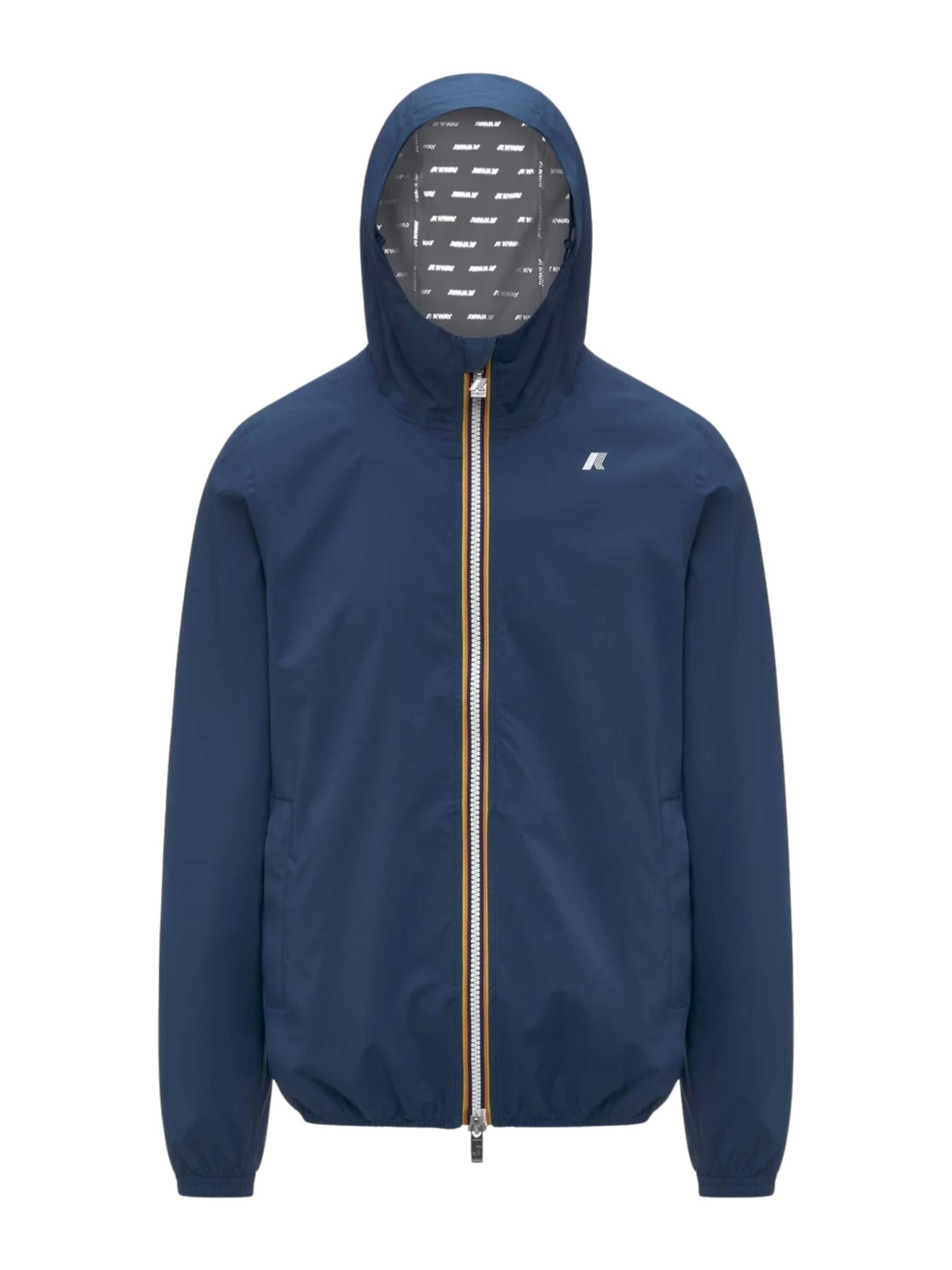 K-Way - Chaqueta de entretiempo en azul: frente