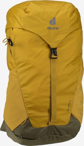 DEUTER Sports Backpack in Yellow: front
