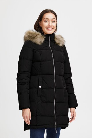 Fransa Winter Jacket 'Bac' in Black: front