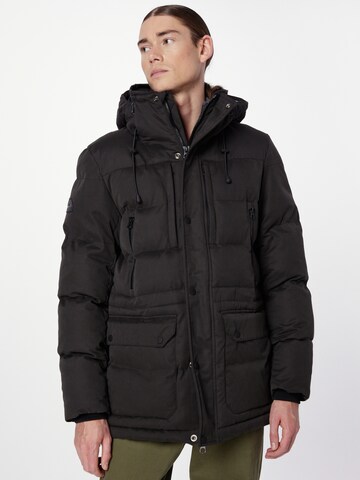 Veste d’hiver Superdry en noir : devant