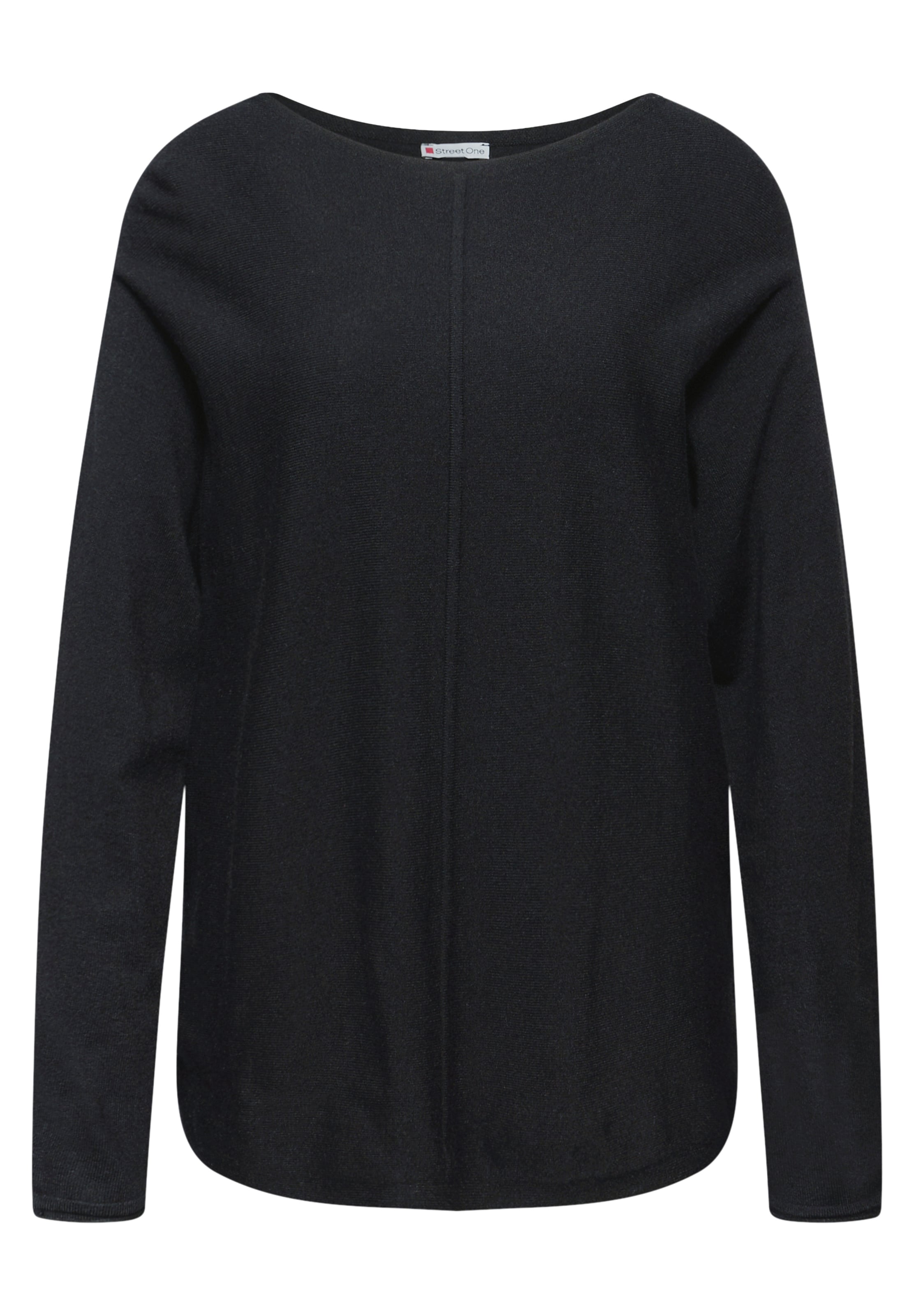 STREET ONE Sweater 'Dolman' in Black: front