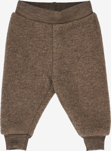 Pantalon Müsli by GREEN COTTON en marron : devant