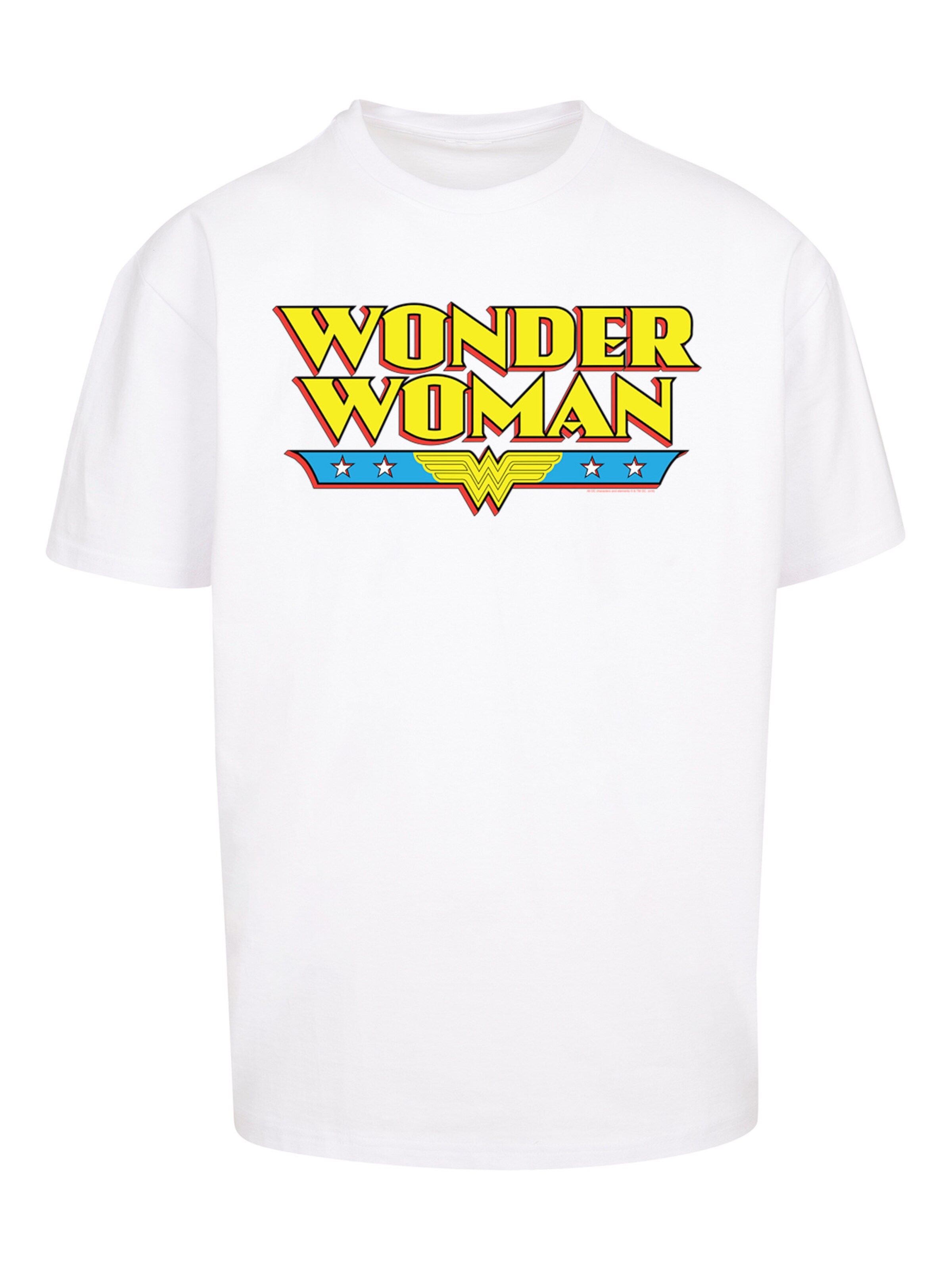 F4NT4STIC T-Shirt 'DC Comics Wonder Woman' in Weiß: Vorderseite