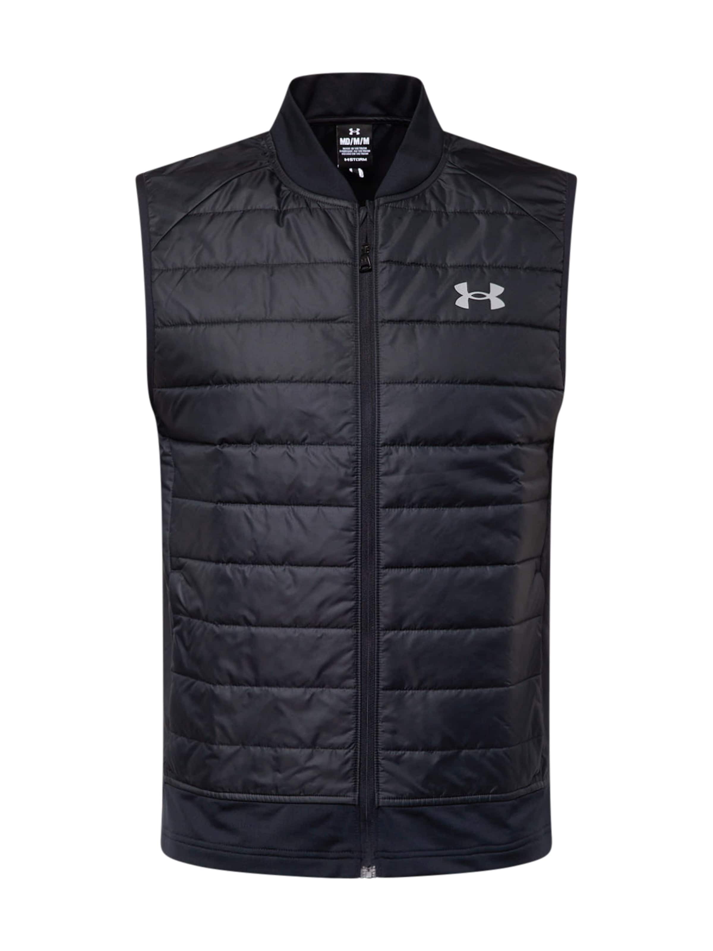 UNDER ARMOUR Sports vest 'Storm' in Black: front