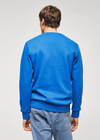 MANGO MAN Sweatshirt in Blue