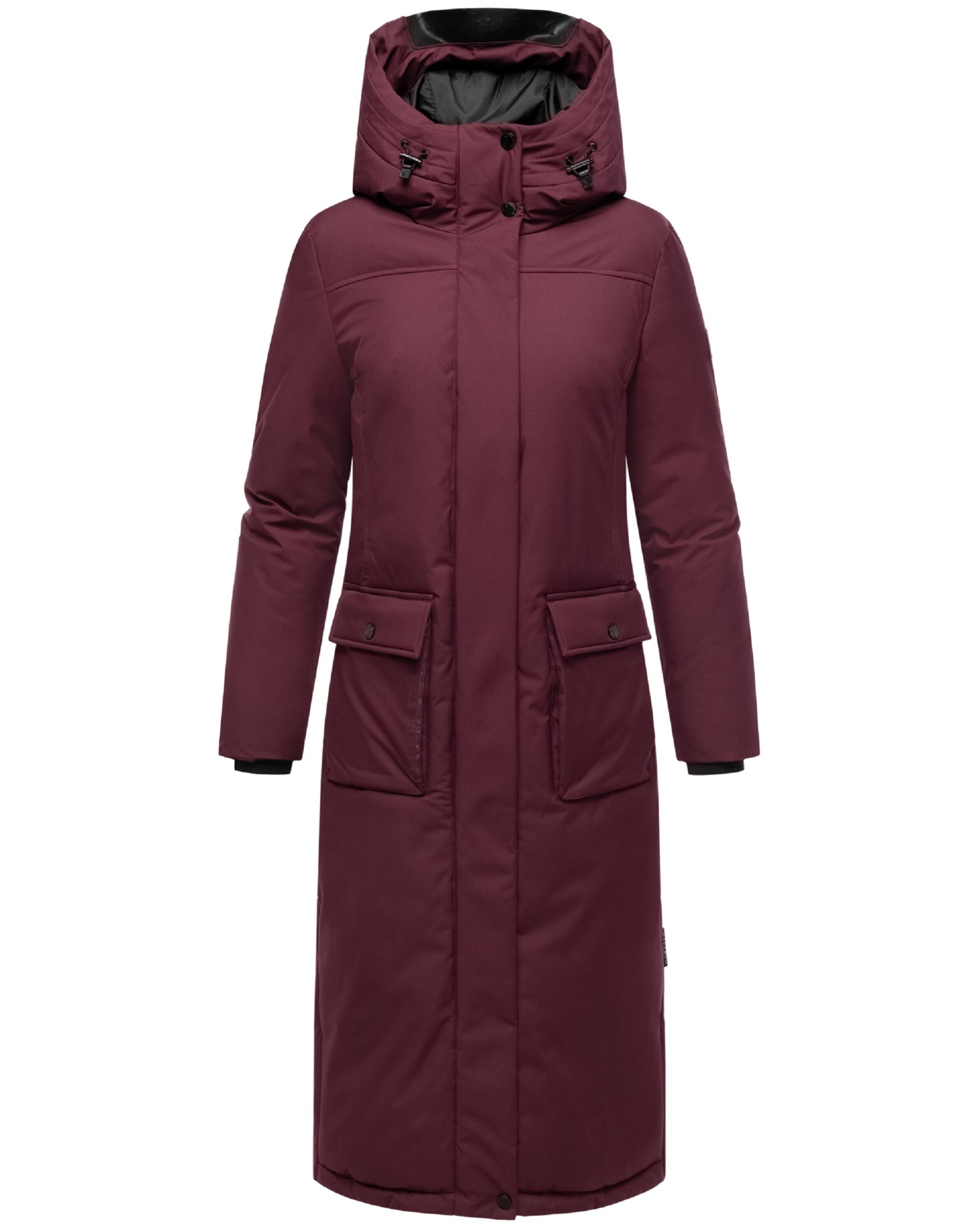 NAVAHOO Zimný kabát 'Wolkenfrost XIV' - Červená