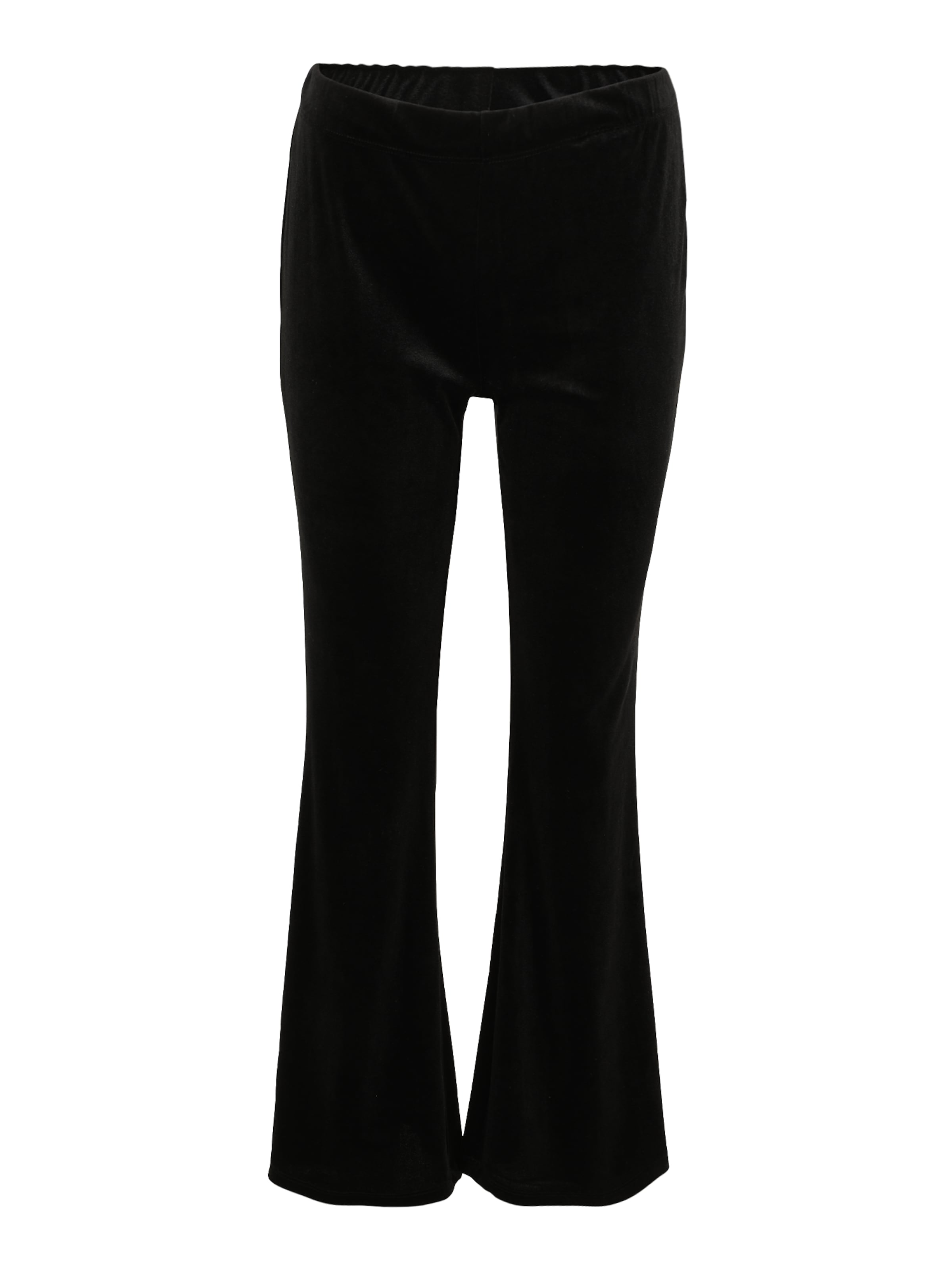 Only Petite Flared Pants 'ONLSMOOTH' in Black: front