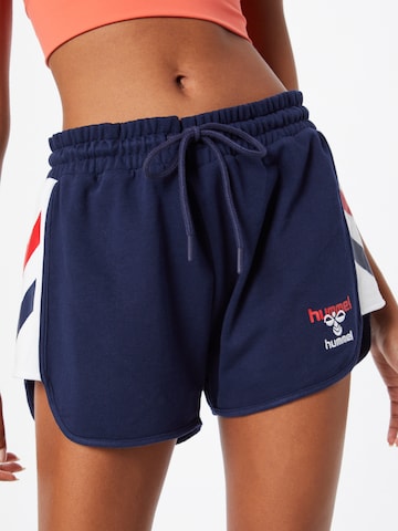 Hummel Regular Sportbroek 'Durban' in Blauw