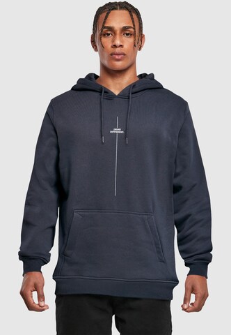 Merchcode Sweatshirt 'Think Different' in Blau: Vorderseite