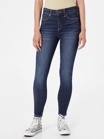 American Eagle Skinny Fit Дънки 'LU(X)E' в синьо: отпред