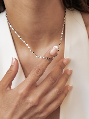 Hey Happiness Ketting 'Fluid Chain' in Zilver