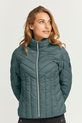 Fransa Between-Season Jacket 'PADMA' in Green: front