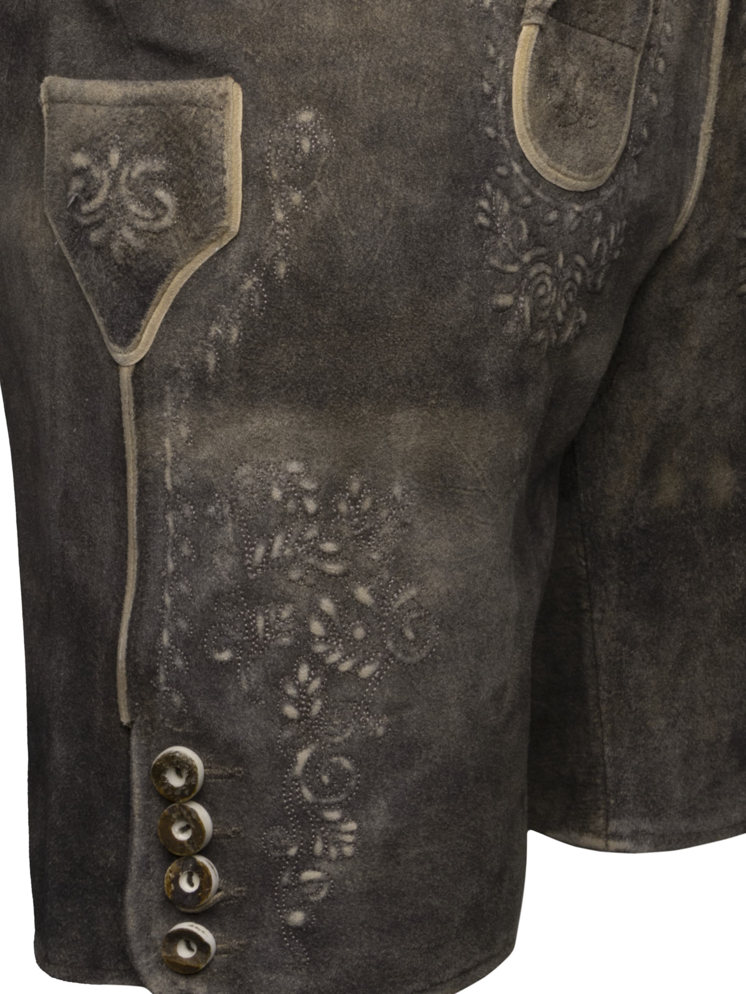 Regular Pantalon folklorique 'Ron' Krüger Buam en vert