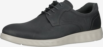 ECCO Lace-Up Shoes in Grey: front