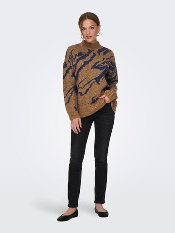 ONLY Sweater 'TANYA' in Brown