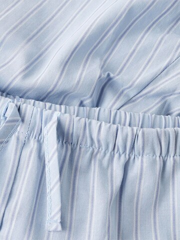 NAME IT Regular Trousers 'Popeline' in Blue