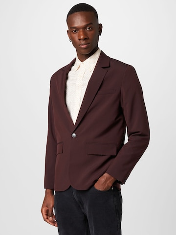 WEEKDAY Regular fit Business Blazer 'Olle' in Brown: front