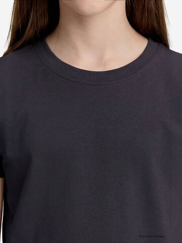 T-Shirt 'TOMMY T-Shirt Aus Baumwolle Und Elastan' Tommy Life en gris