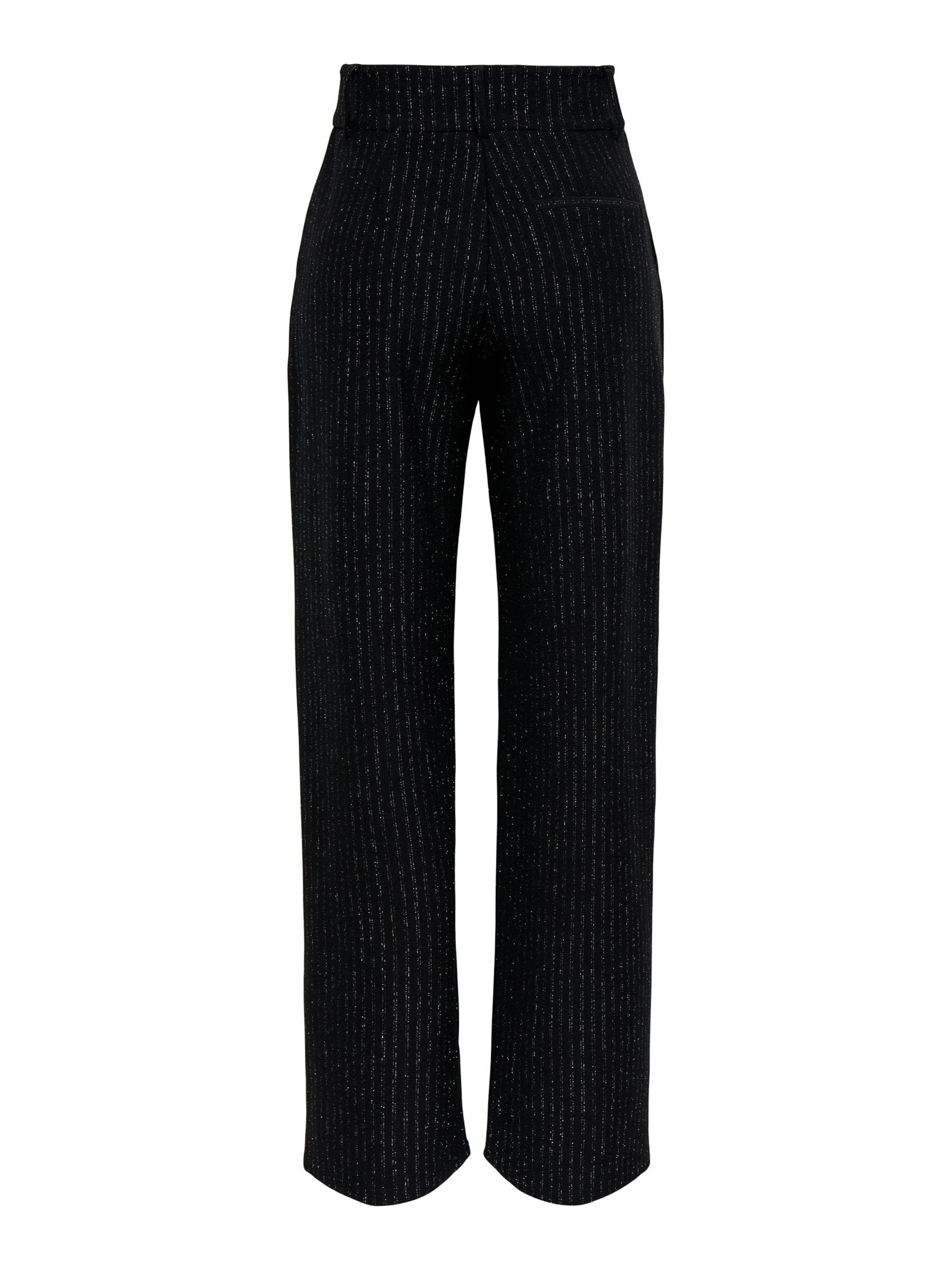 JDY - regular Pantalón plisado en negro