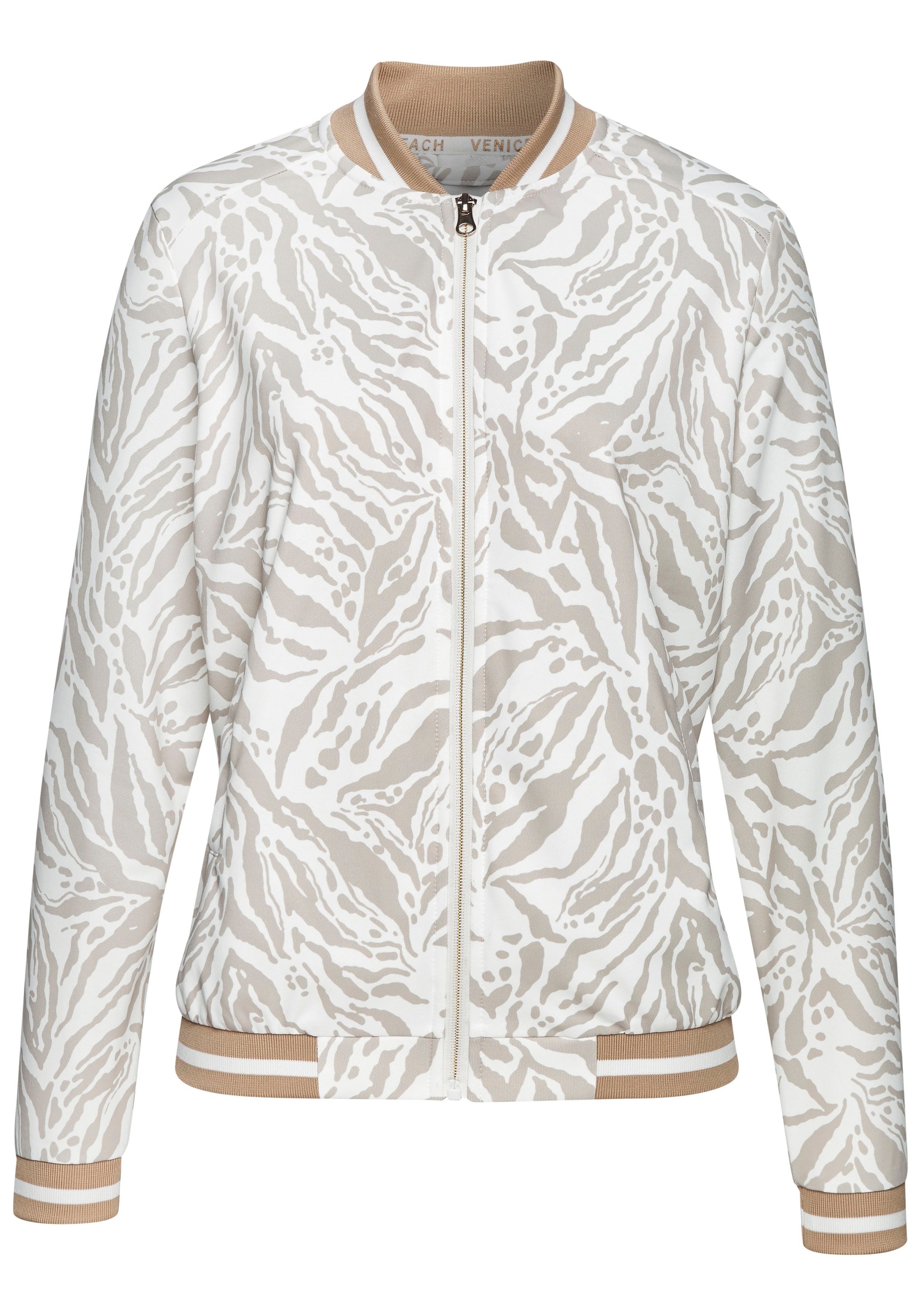 VENICE BEACH Between-Season Jacket in White: front