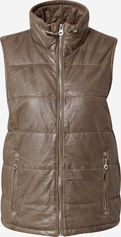 Gilet 'Namy' Gipsy en gris : devant