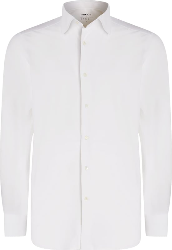 Boggi Milano Slim Fit Hemd in Weiß
