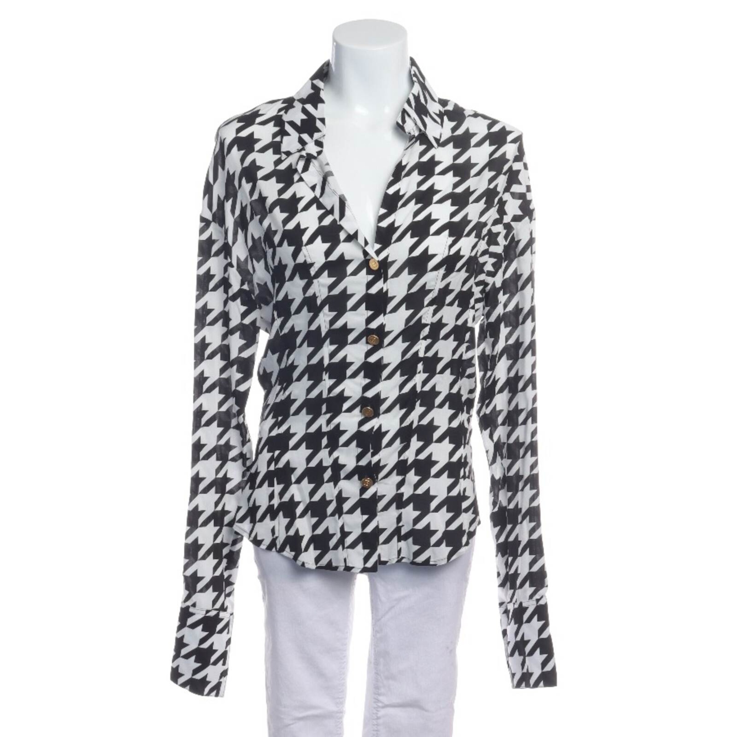 Balmain Bluse / Tunika M in Schwarz: Vorderseite