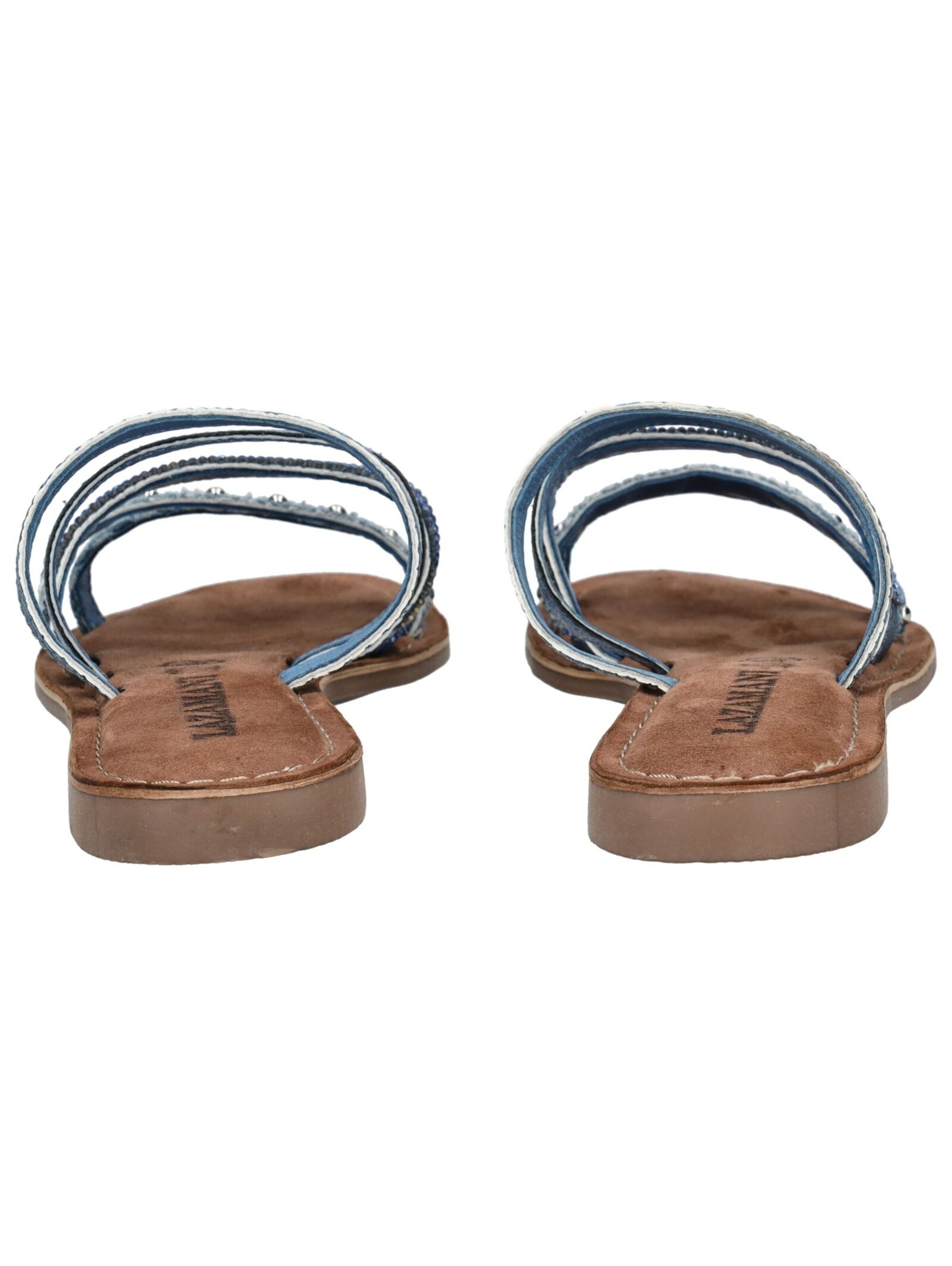 LAZAMANI Mules in Blue