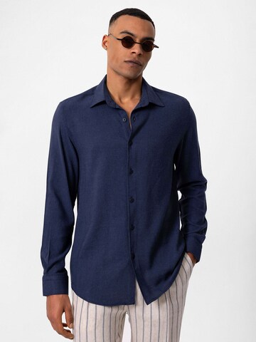 Antioch Regular fit Srajca | modra barva: sprednja stran