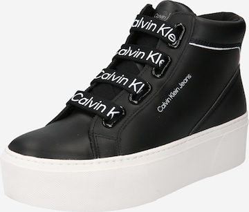 Calvin Klein Jeans Sneakers high i svart: forside