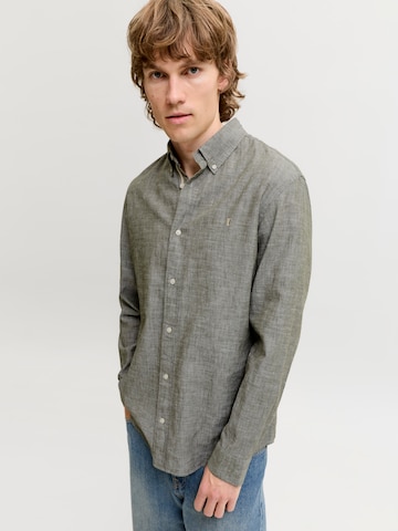 JACK & JONES Regular Fit Hemd in Grau