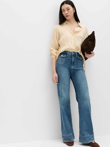 évasé Jean Marks & Spencer en bleu