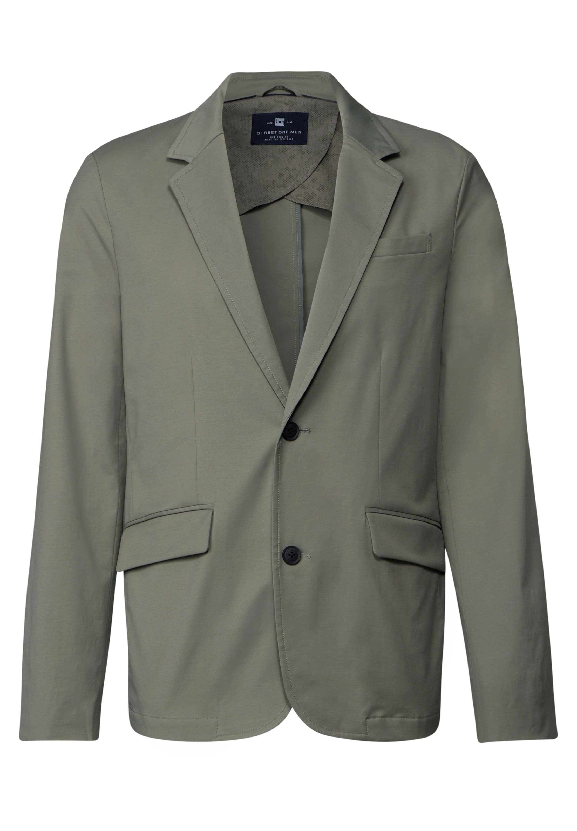 Street One MEN Regular Fit Sakko in Grün: Vorderseite